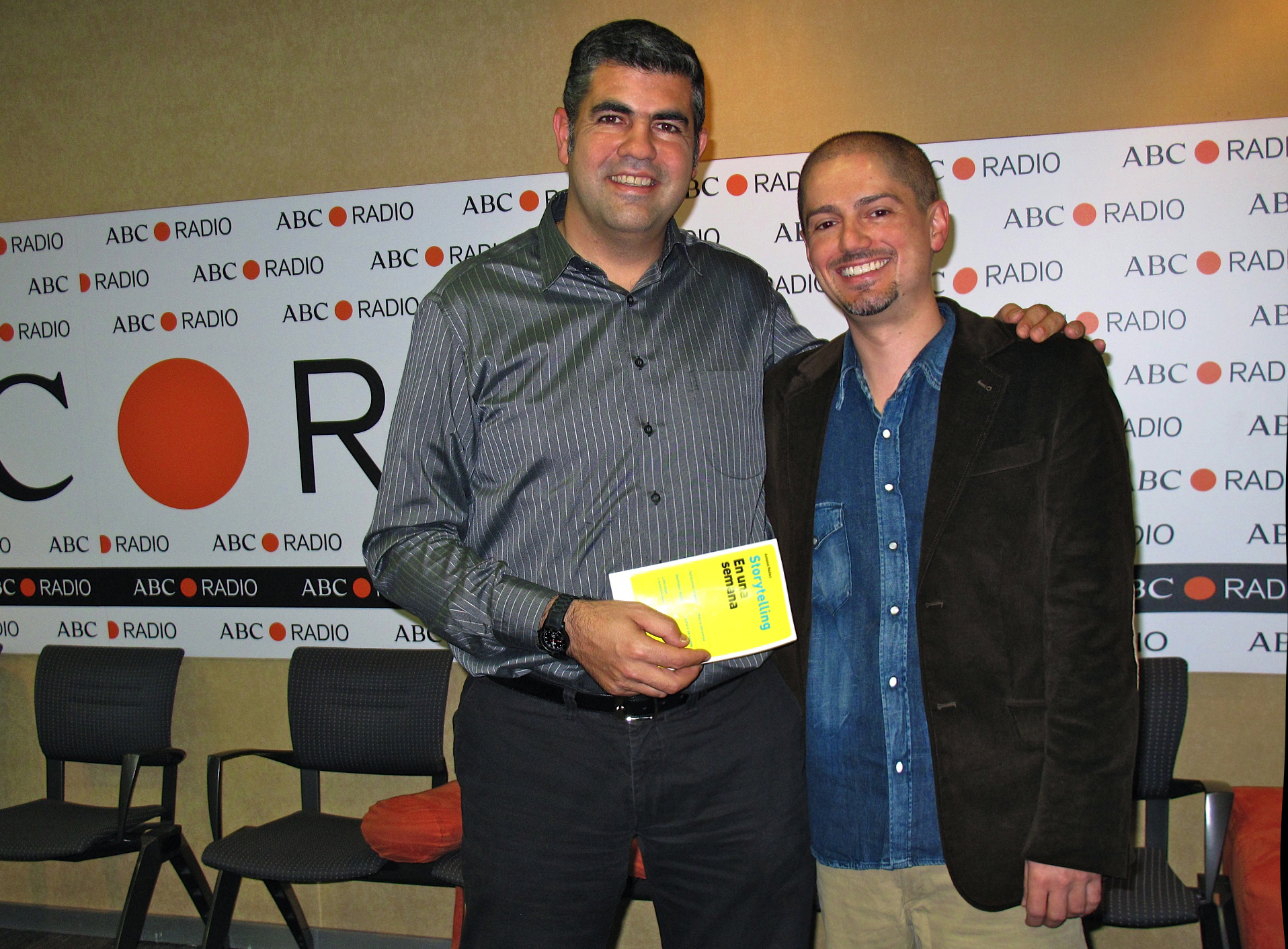 Antonio Núñez y Jaume Segalés, presentador de Protagonistas, ABC Radio